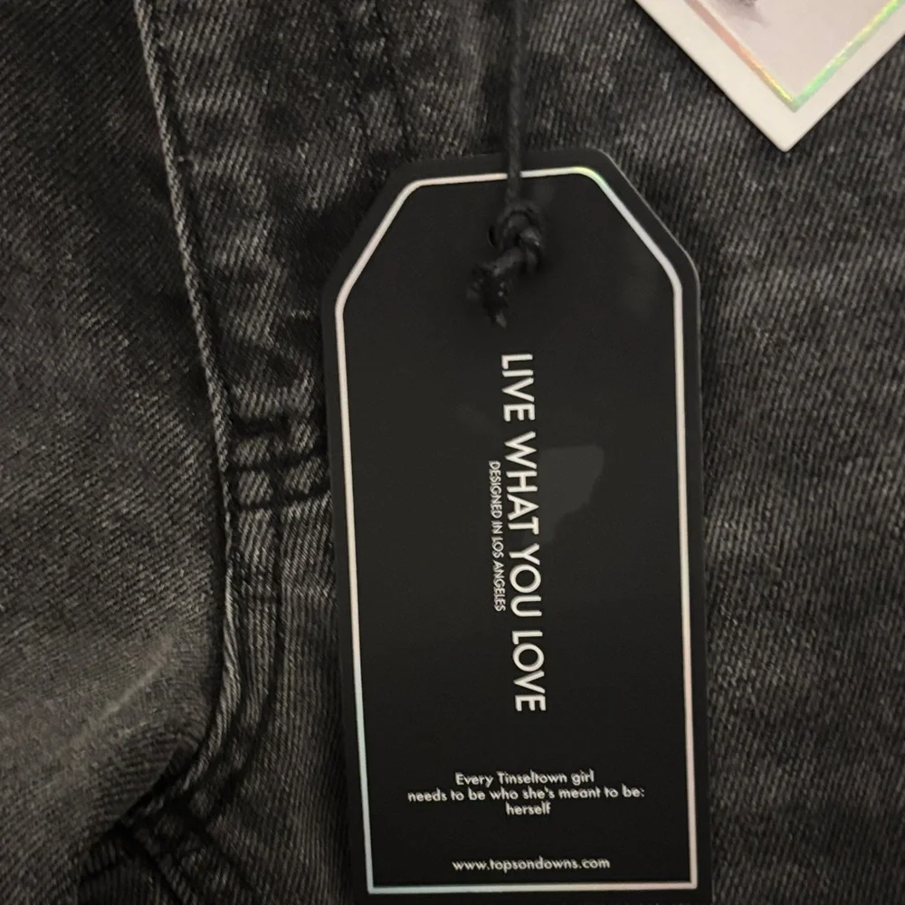 Charcoal Junior’s Straight Jeans Mid Rise Baggy - Picture 4 of 12